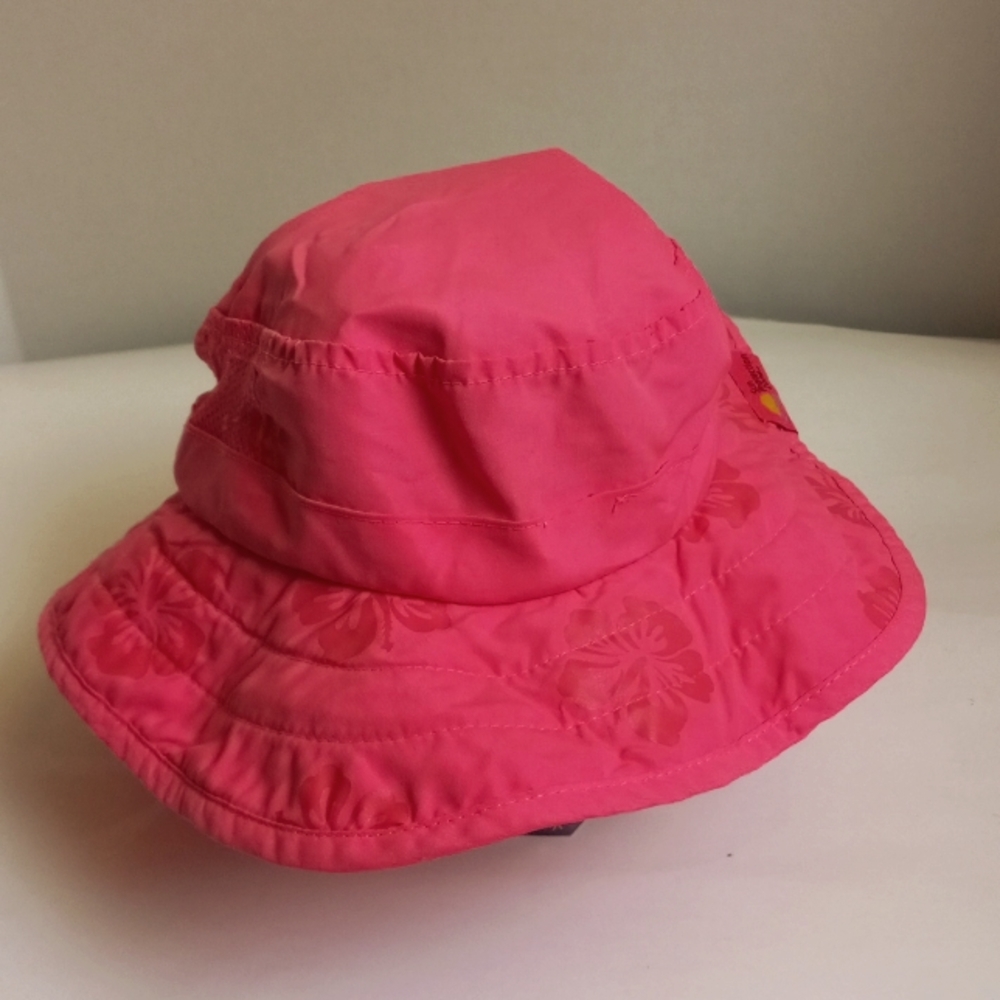 HIBISCUS PINK GIRLS SUMMER HAT